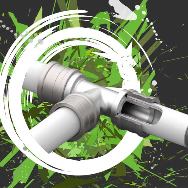 MAINPEX - система трубопроводов с аксильной запрессовкой